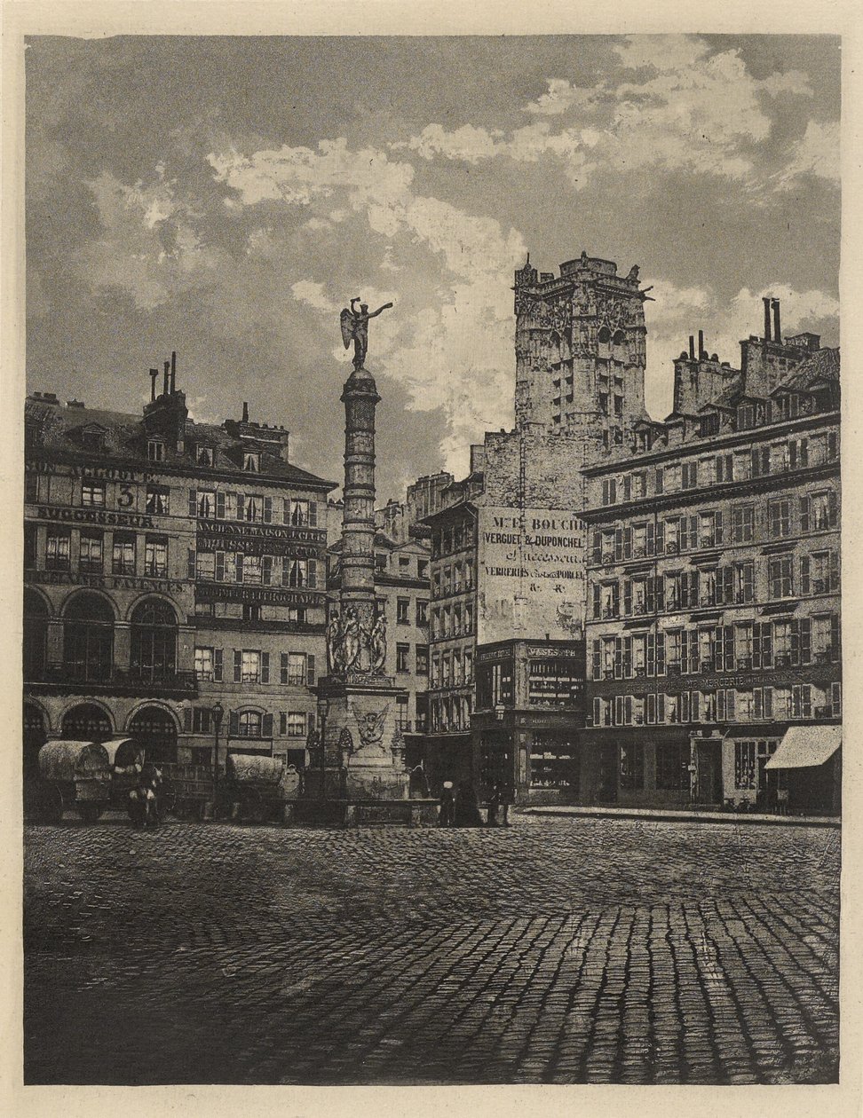 [Place du Châtelet, Paris] von Charles Nègre