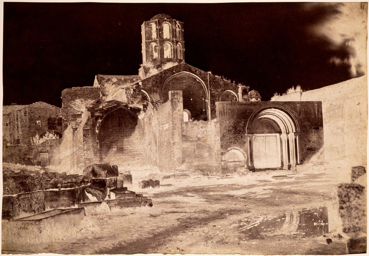 Saint-Honorat des Alyscamps "Arles" von Charles Nègre