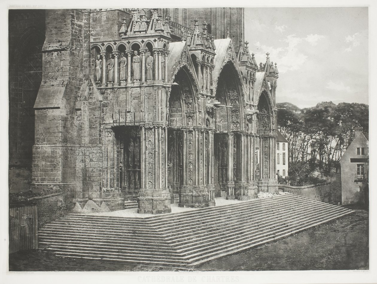 Kathedrale von Chartres von Charles Nègre