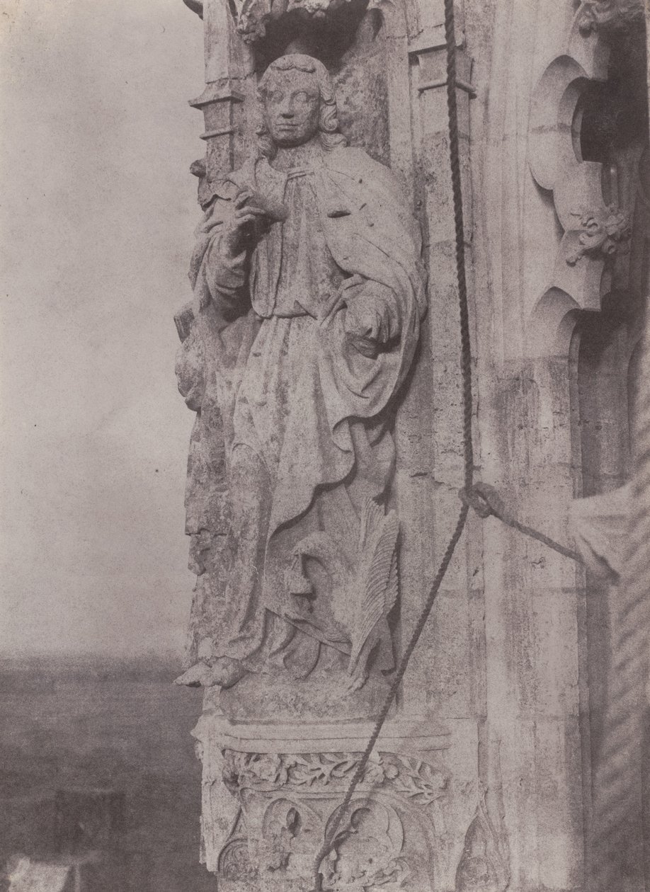 Sankt Johannes der Evangelist, Kathedrale von Chartres von Charles Nègre