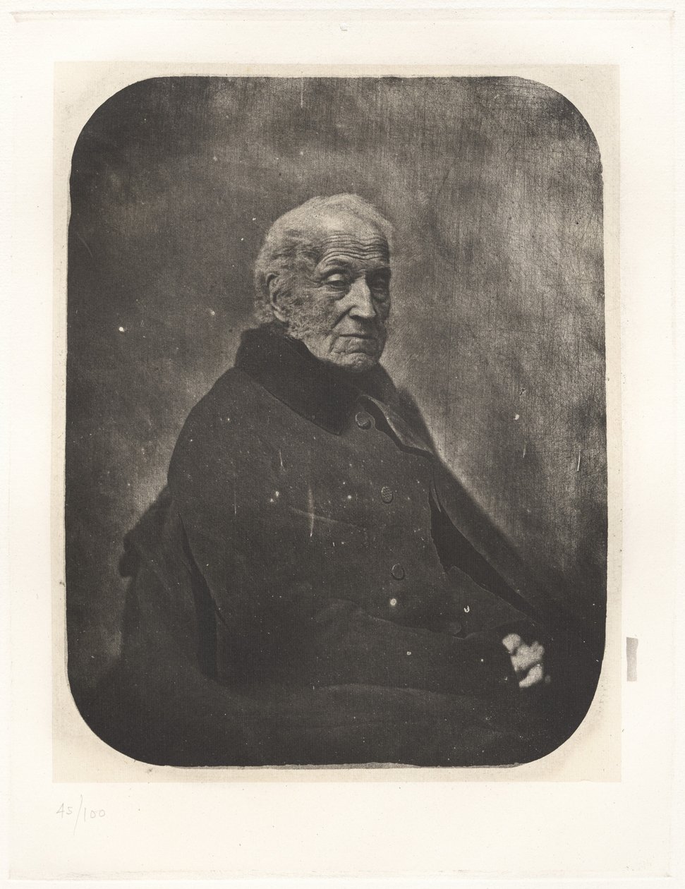 Tafel X – Porträt von Prinz Adam Georges Czartorisky, nach Nadar von Charles Nègre, Nadar, André Jammes