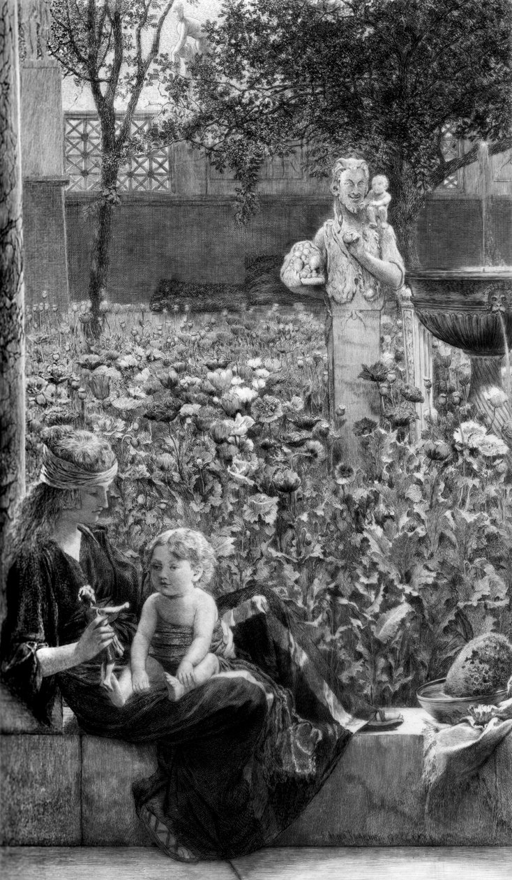 Kindliche Zuneigungen, ca. 1880-1882 von Charles Olivier Murray