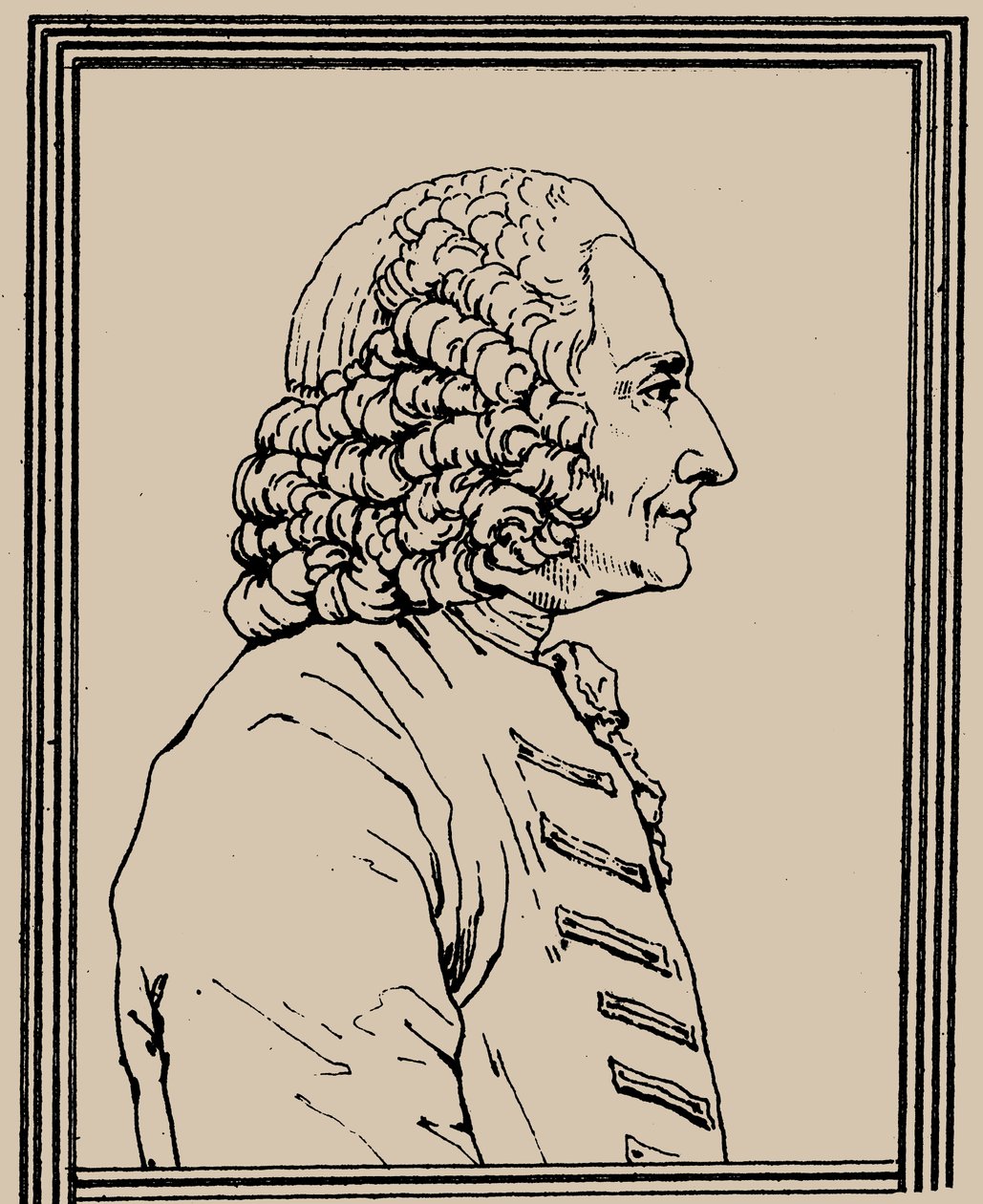 Porträt des Komponisten Jean-Philippe Rameau 1683-1764, ca. 1800 von Charles Paul Landon