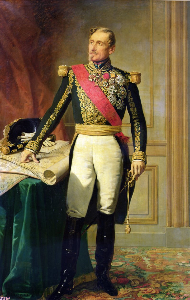 Französischer Marschall Armand Jacques Achille Leroy de Saint Arnaud (1796-1854) von Charles Philippe Lariviere