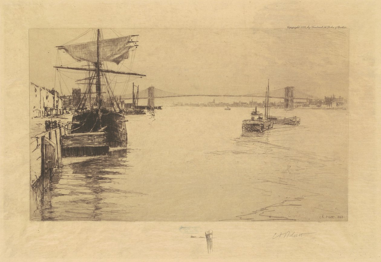 Brooklyn-Brücke von Charles Platt A.