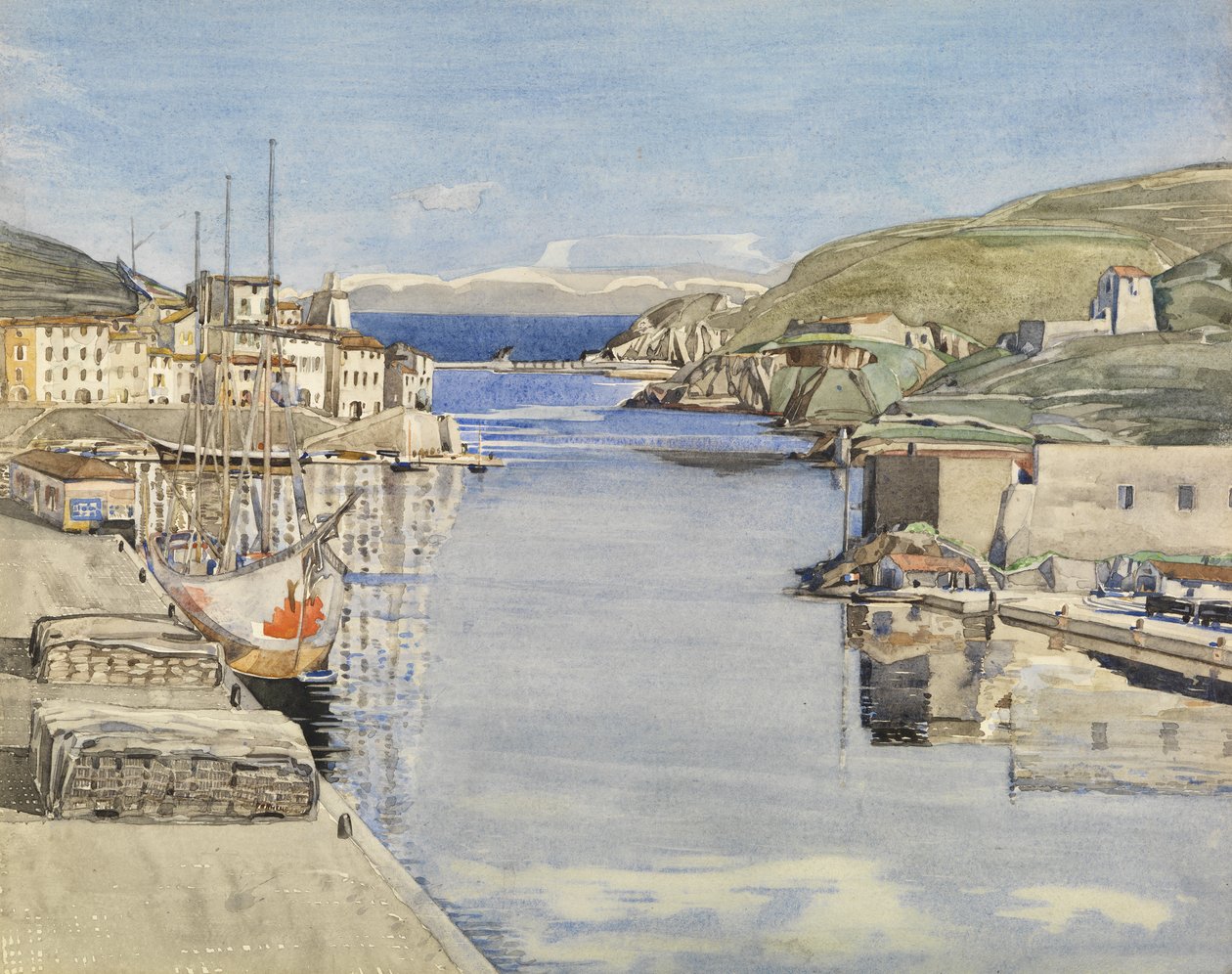 Ein südlicher Hafen von Charles Rennie Mackintosh