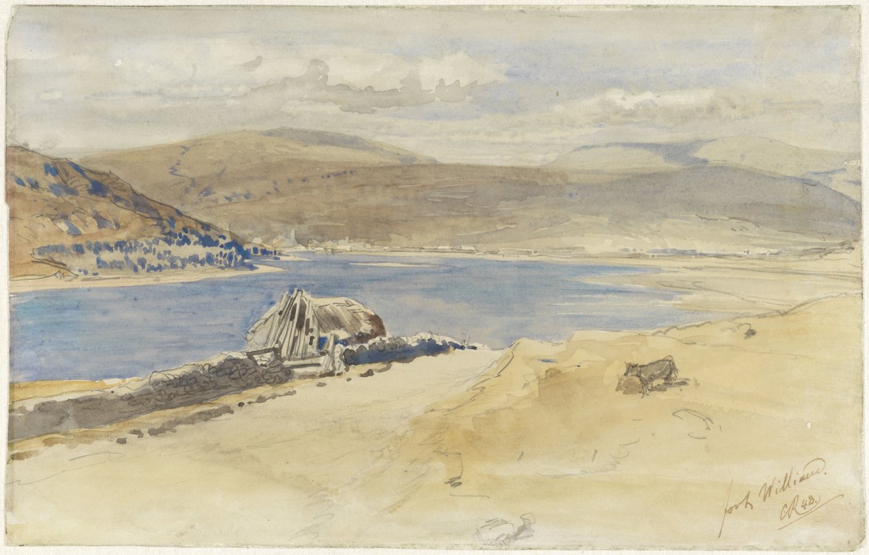 Ansicht auf Loch Linnhe bei Fort William, Schottland von Charles Rochussen