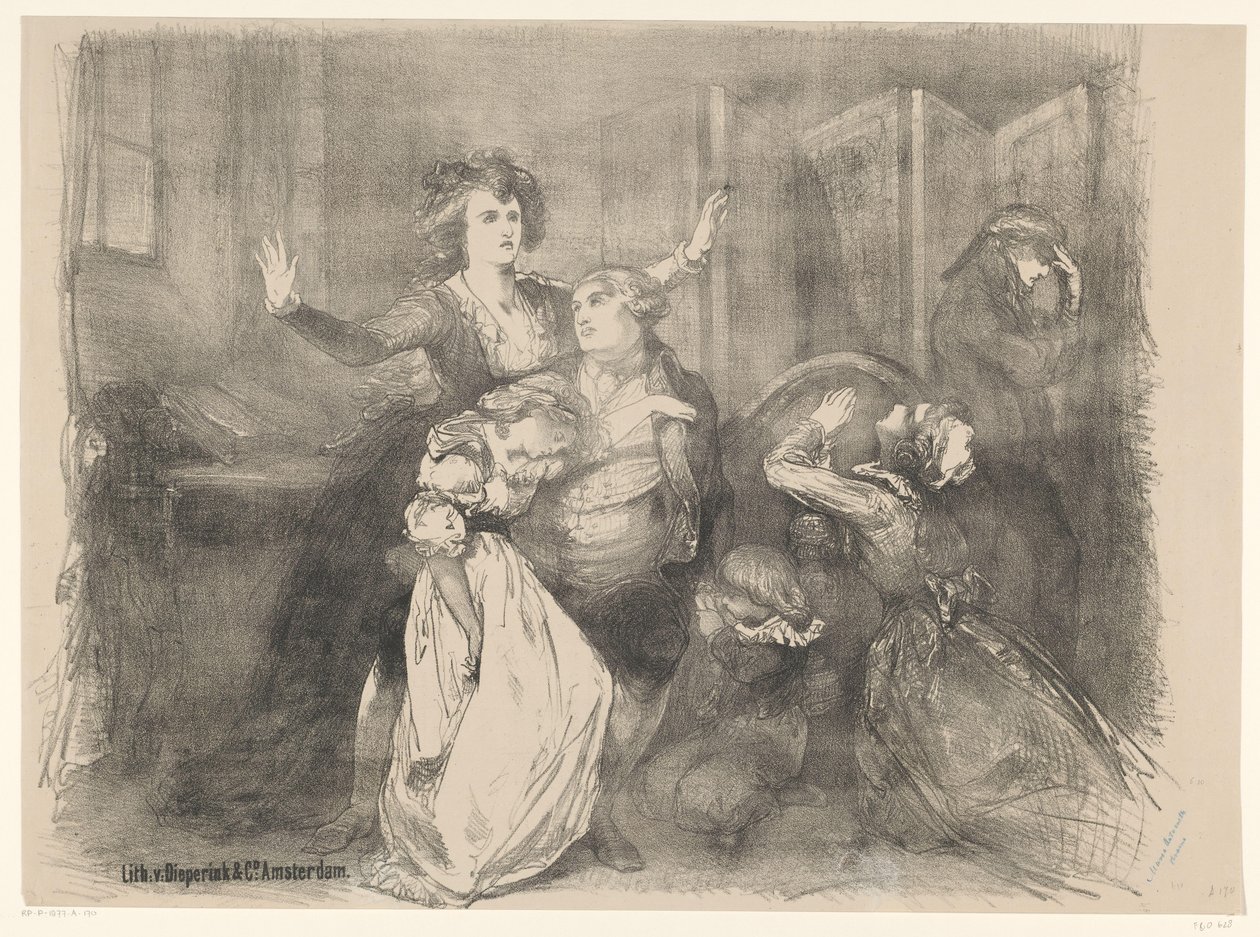 Szene aus dem Theaterstück Marie Antoinette von Charles Rochussen