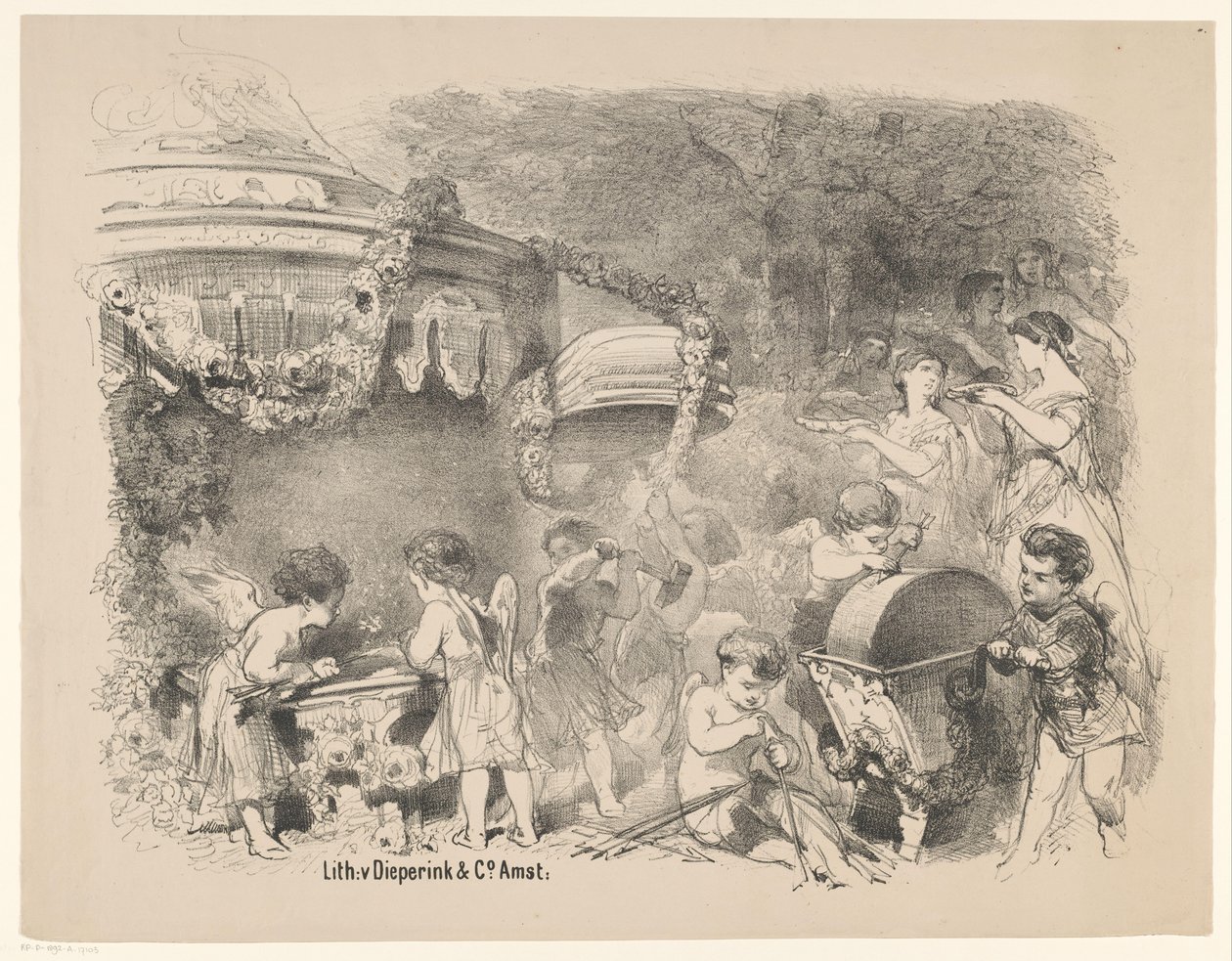 Szene aus dem Theaterstück Prinzessin ohne Herz von Charles Rochussen