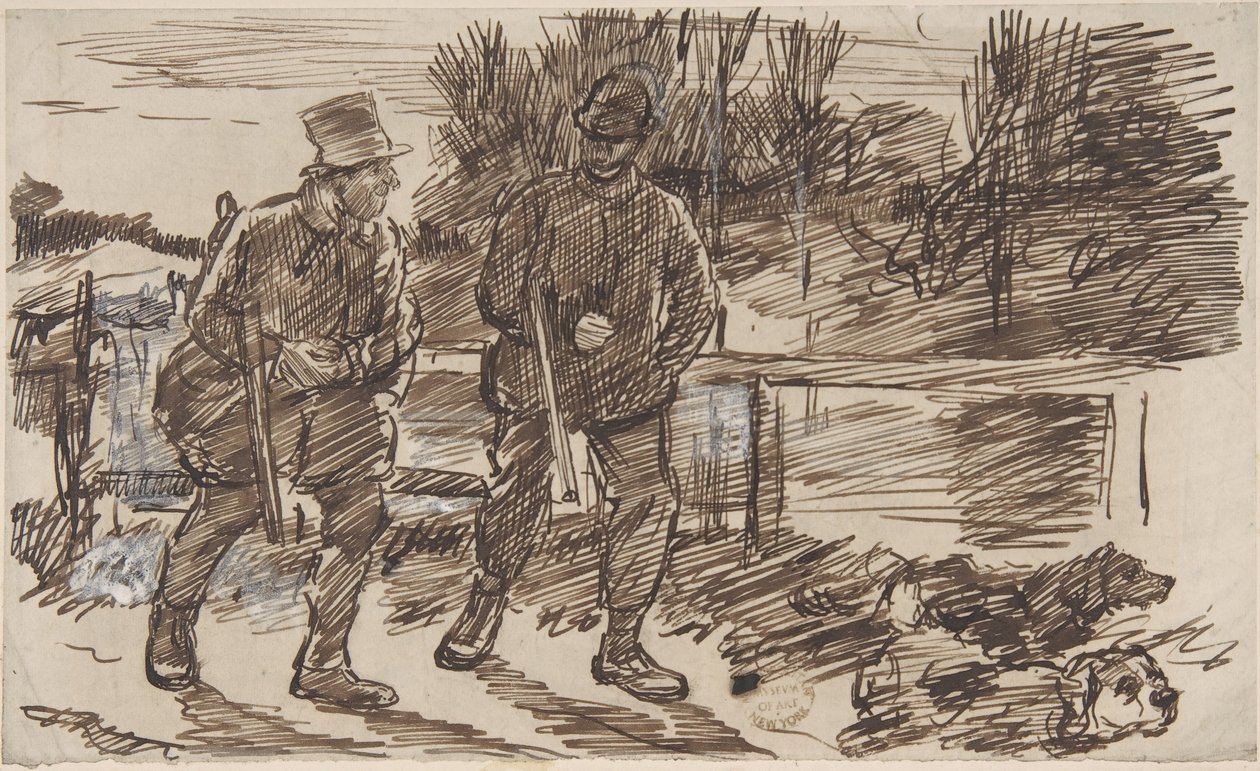 Erwartung für Punch, oder der London Charivari, 23. Oktober 1876, 1876 von Charles Samuel Keene