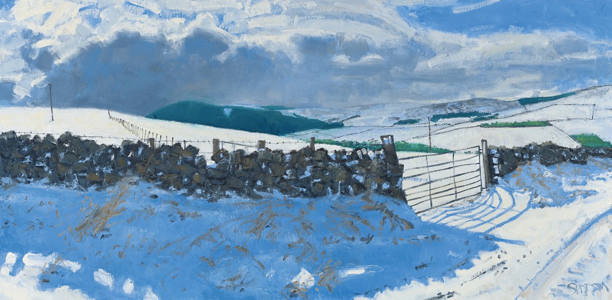 Schneelandschaft, Anfang März, 2014 von Charles Simpson