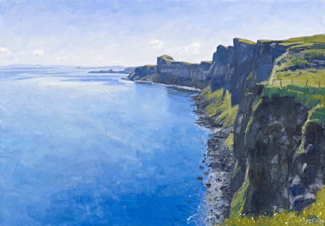 Sommerklippen, Skye, 2011 von Charles Simpson