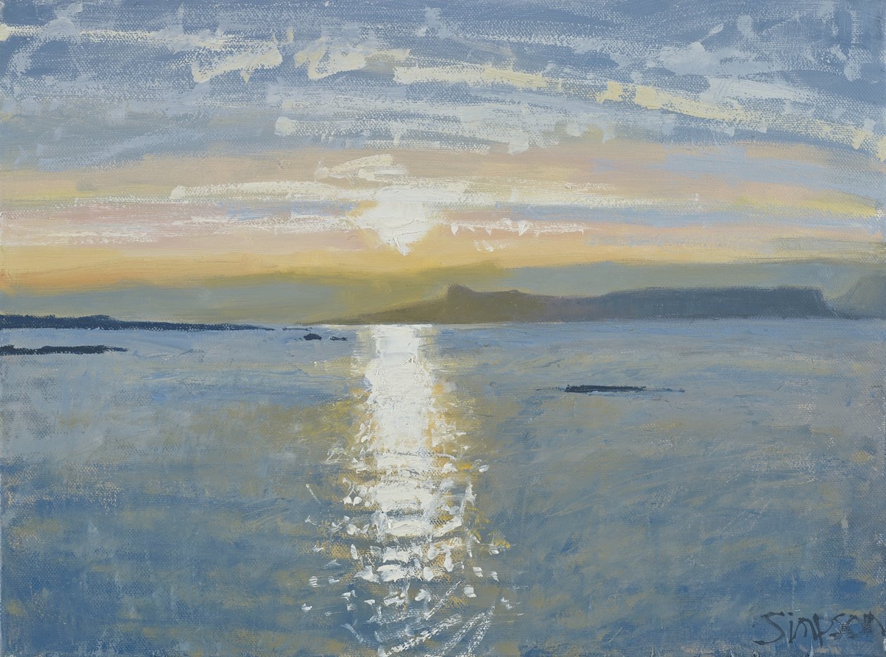 Sonnenuntergang Meer von Charles Simpson