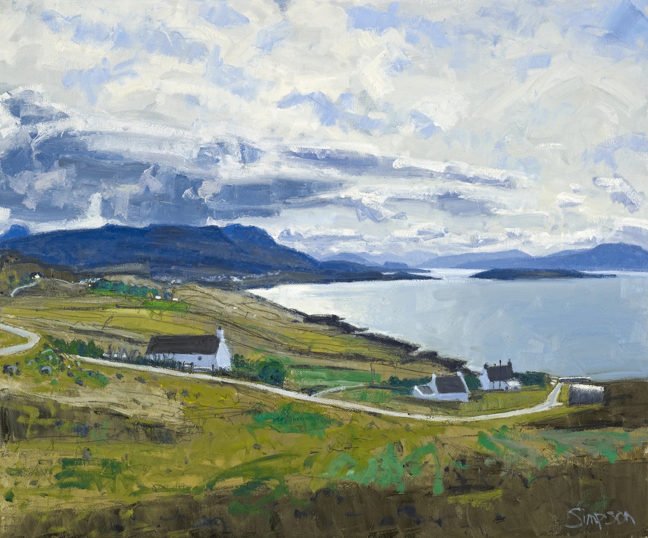 Richtung Ben Mor Coigach, 2011 von Charles Simpson