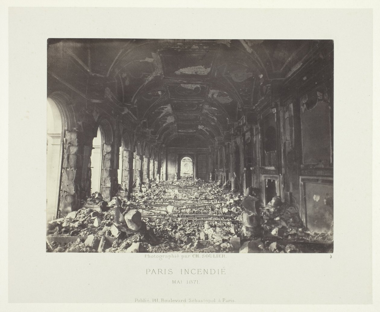 Pariser Feuer (Großer Saal des Staatsrats) von Charles Soulier