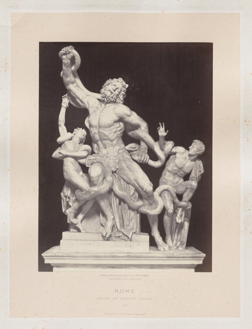 Rom: Gruppe des Laokoon (Vatikan) von Charles Soulier
