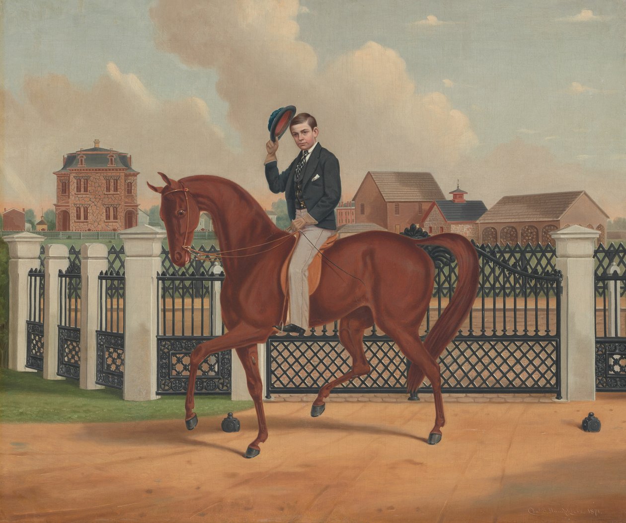 George Franklin Archer und die Archer Residenz von Charles Spencer Humphreys