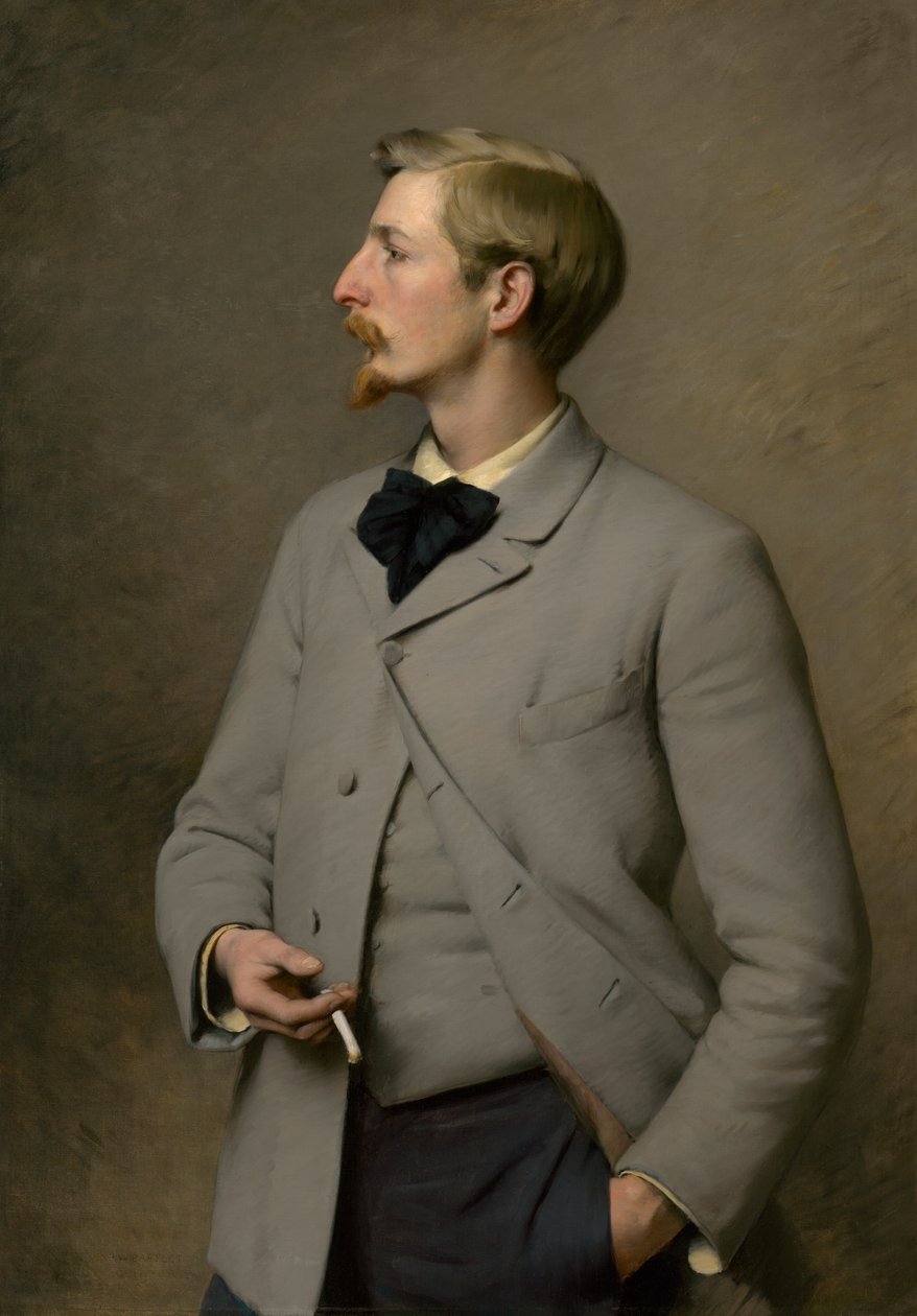 Paul Wayland Bartlett, ca. 1890 von Charles Sprague Pearce
