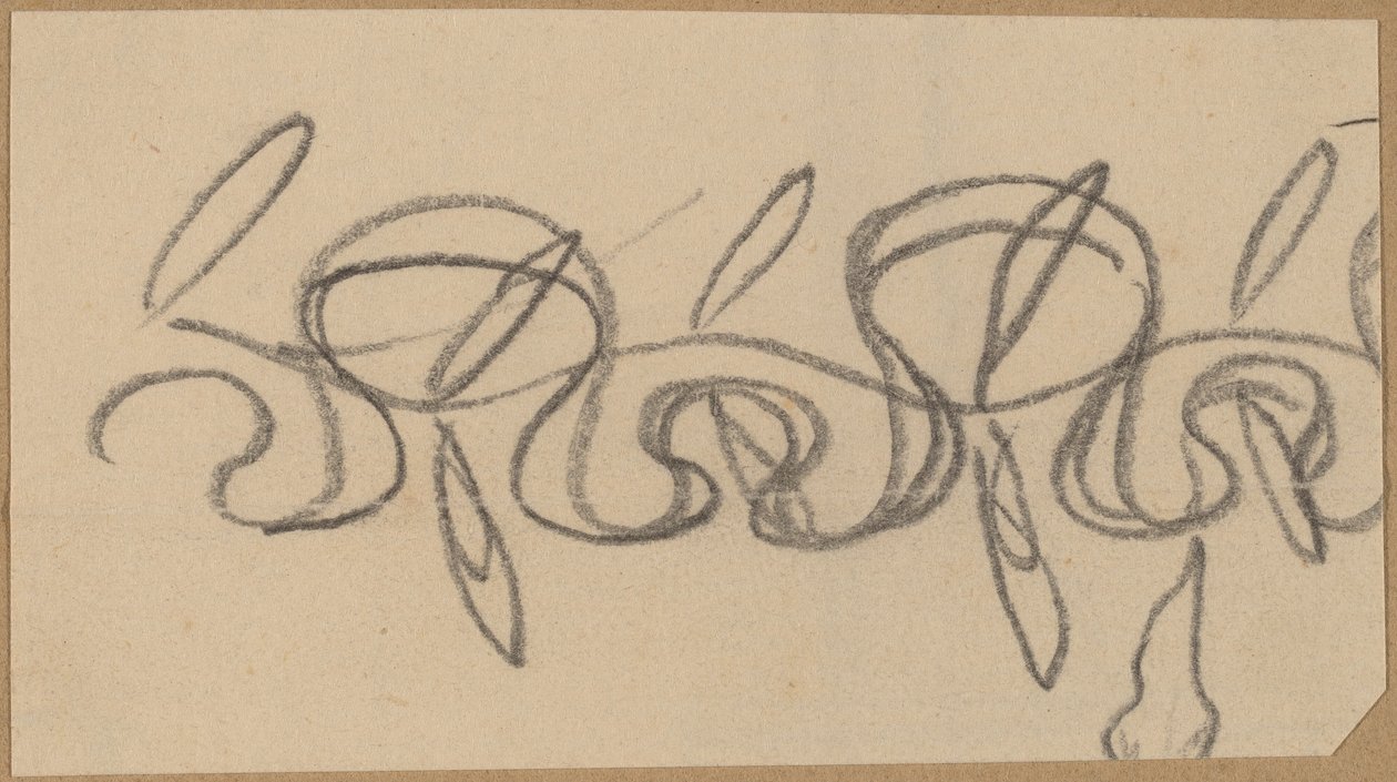 Studie für ein Randdesign von Charles Sprague Pearce