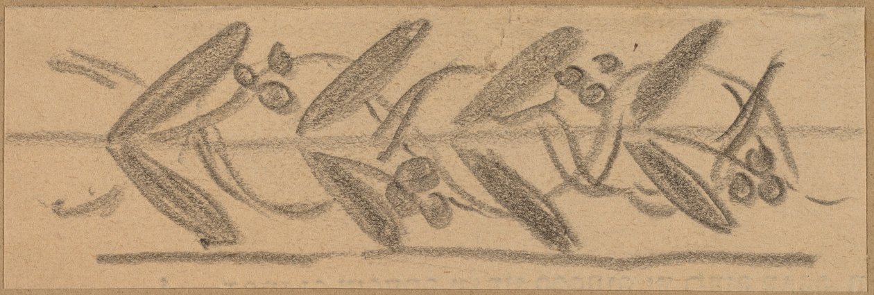 Studie für ein Randdesign von Charles Sprague Pearce