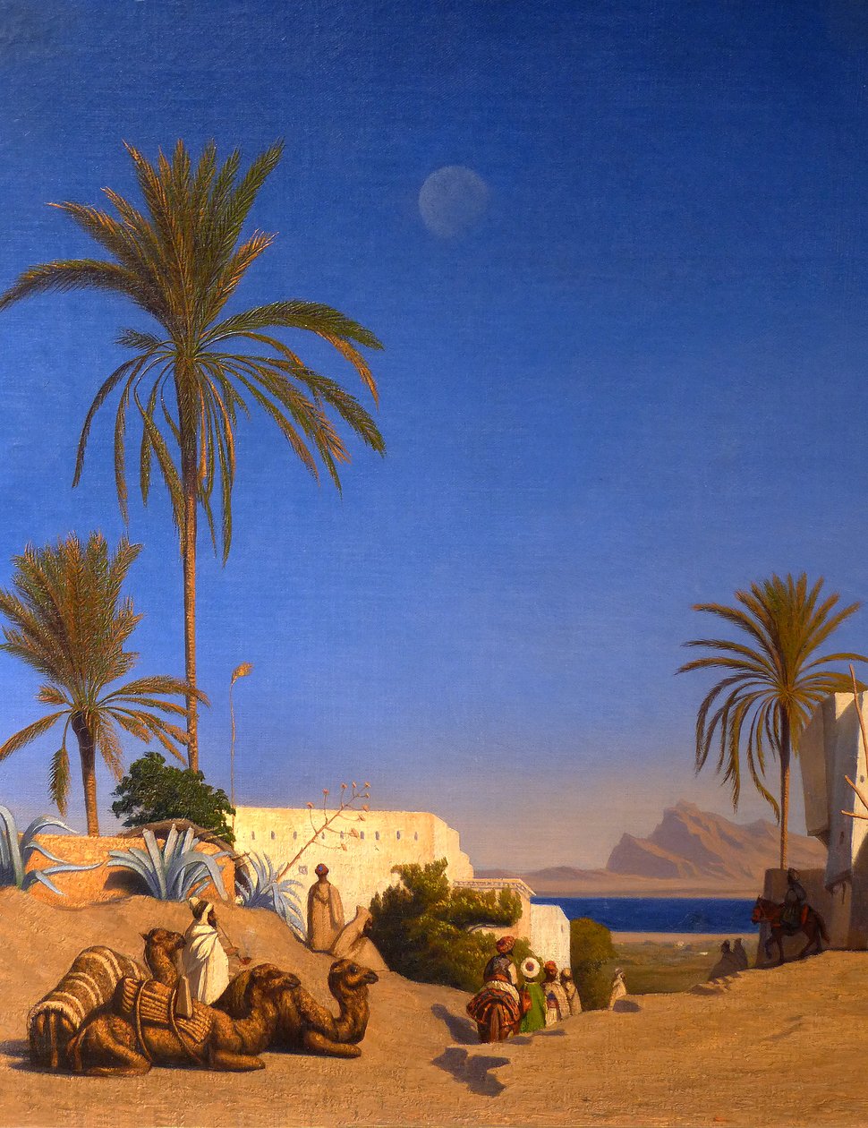 Algerische Landschaft (Detail) von Charles Theodore (1814 88) Frere