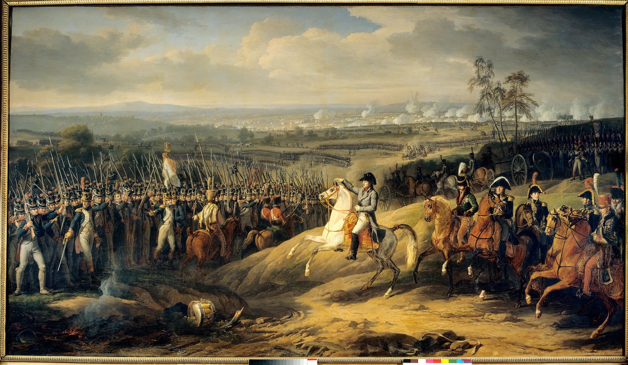Die Schlacht von Jena am 14. Oktober von Charles Thevenin