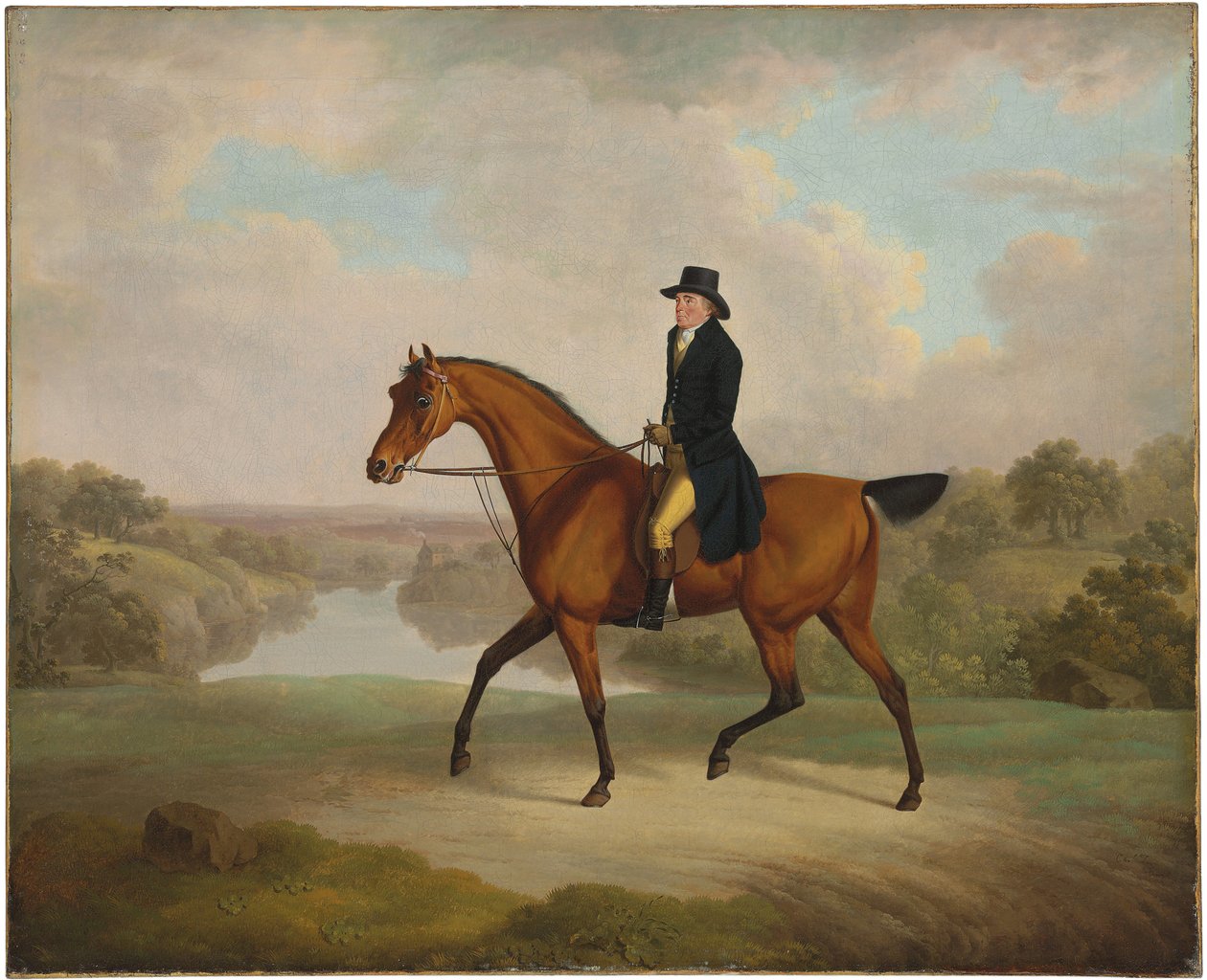William Yates, Esq., von Springside, auf seinem Lieblingspferd von Charles Towne