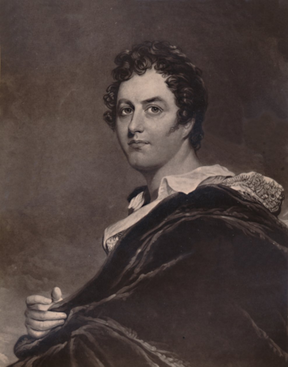 George Noel Gordon Byron, Lord Byron, englischer Dichter, 1894 von Charles Turner