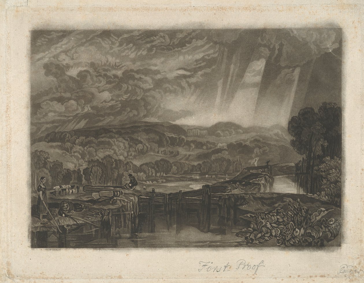 More Park, in der Nähe von Watford, am Fluss Colne von Charles Turner