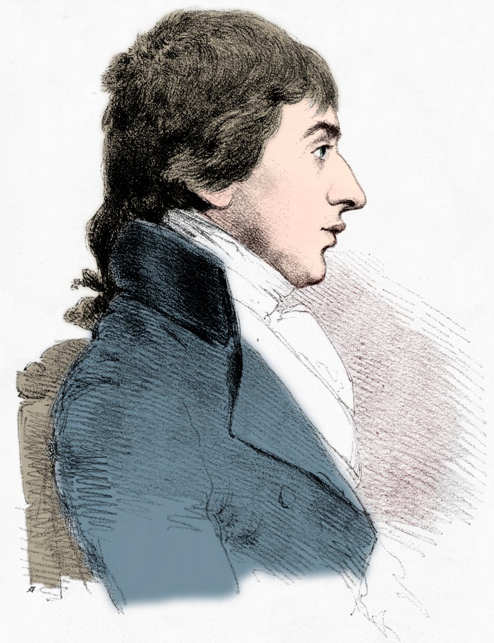 Porträt von JMW Turner, um 1827, 1904 von Charles Turner