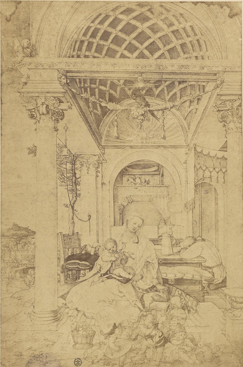 Heilige Familie von Charles Von Bouell