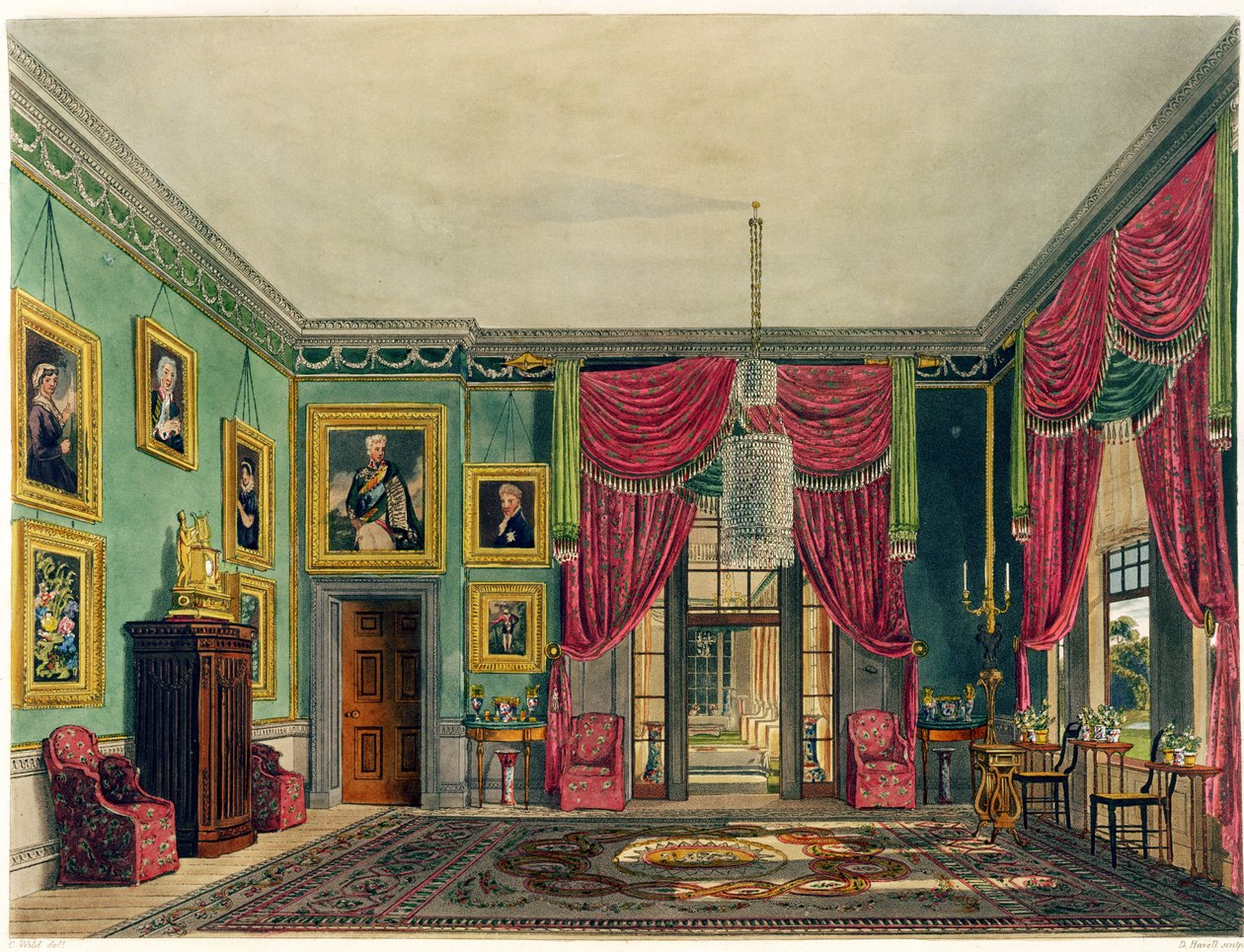 Der Grüne Pavillon, Frogmore House, aus 