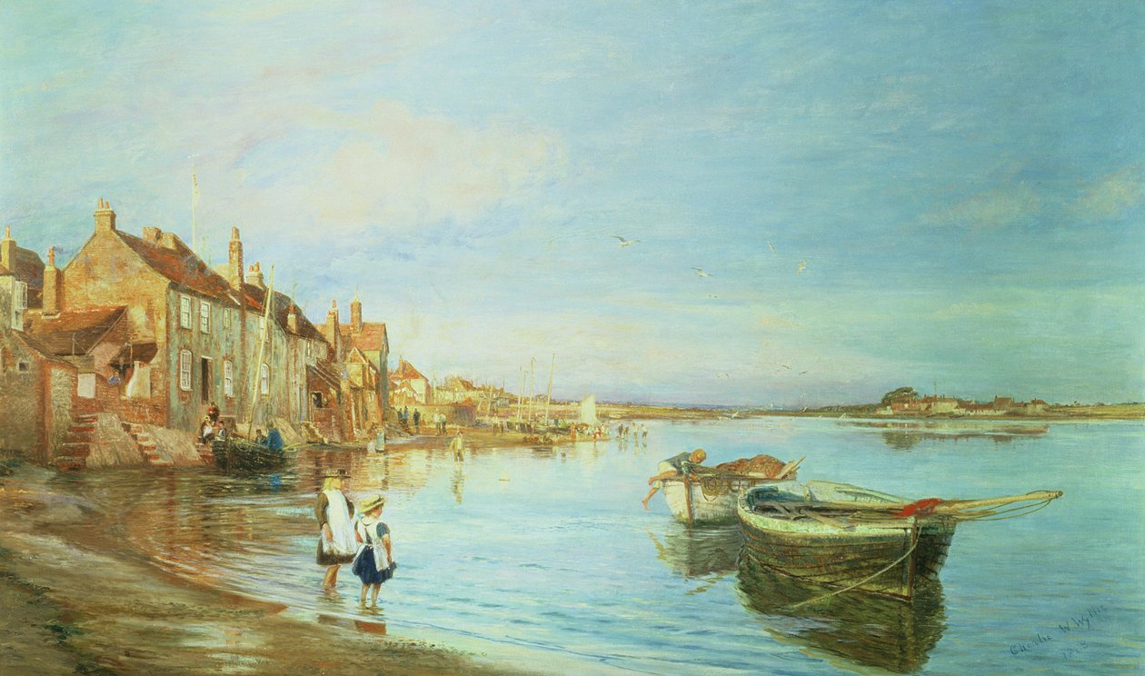 Ein Sommertag in Bosham, Sussex, 1888 von Charles William Wyllie