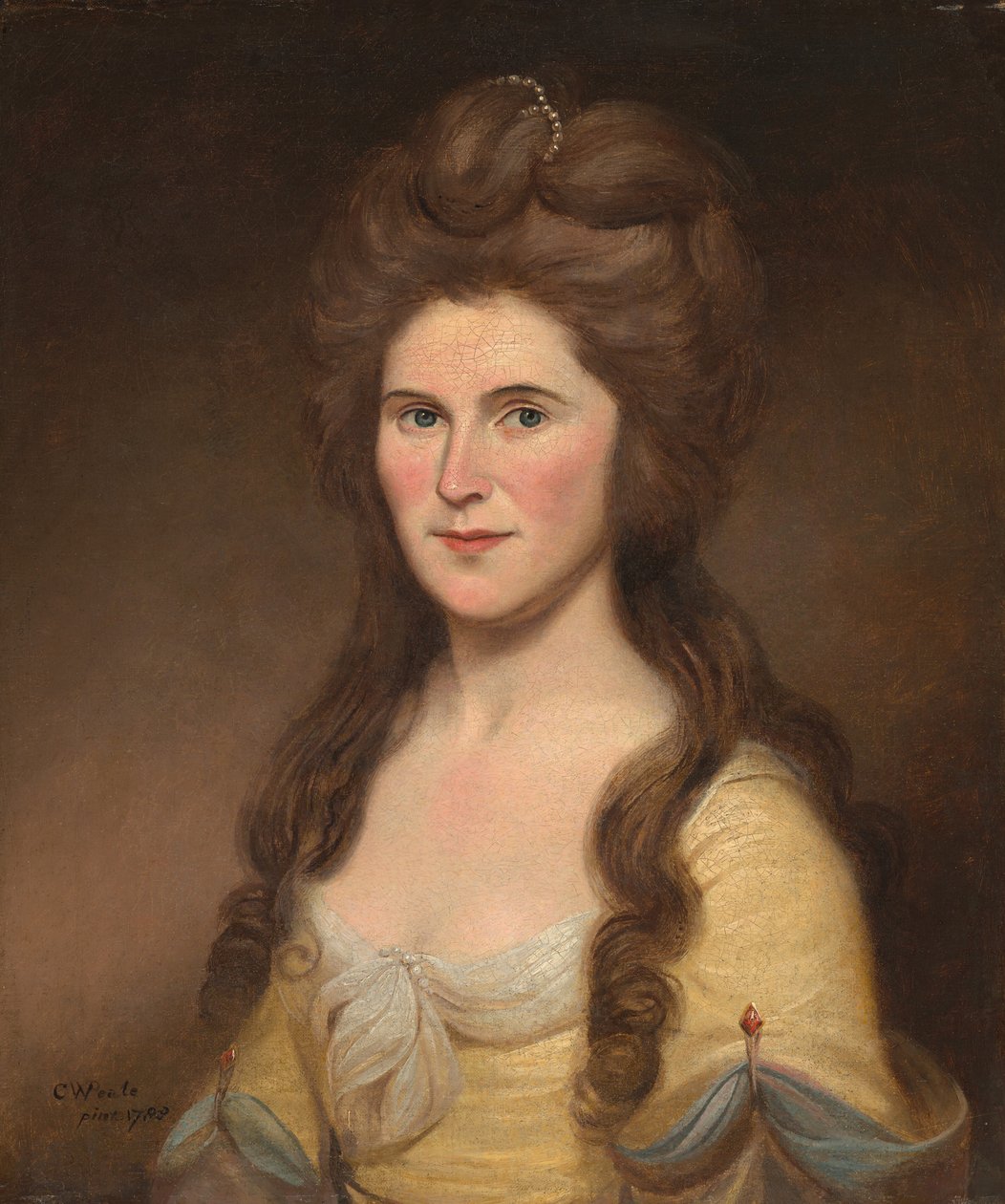 Rebecca Bryan White Mrs. John White, 1788 von Charles Willson Peale