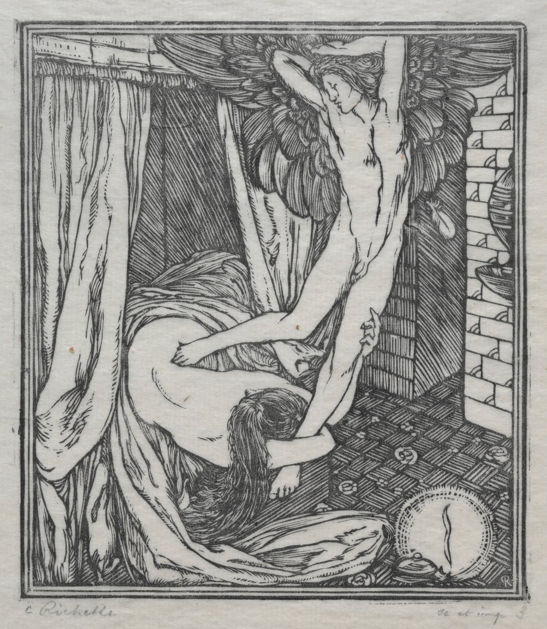 Von den Liebschaften des Amor und Psyche: Die Flucht des Amor von Charles de Sousy Ricketts
