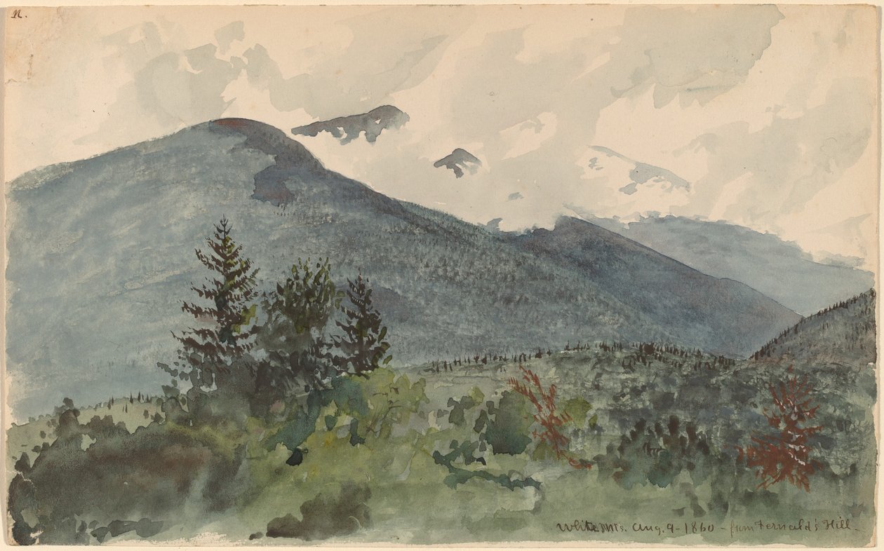 Weiße Berge von Fernald