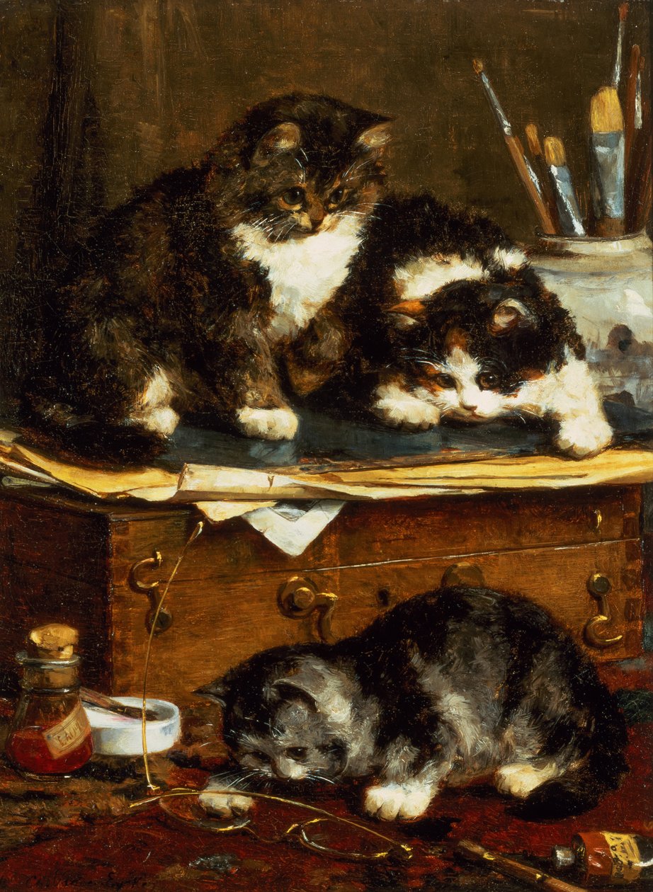 Das Atelier des Künstlers von Charles van den Eycken