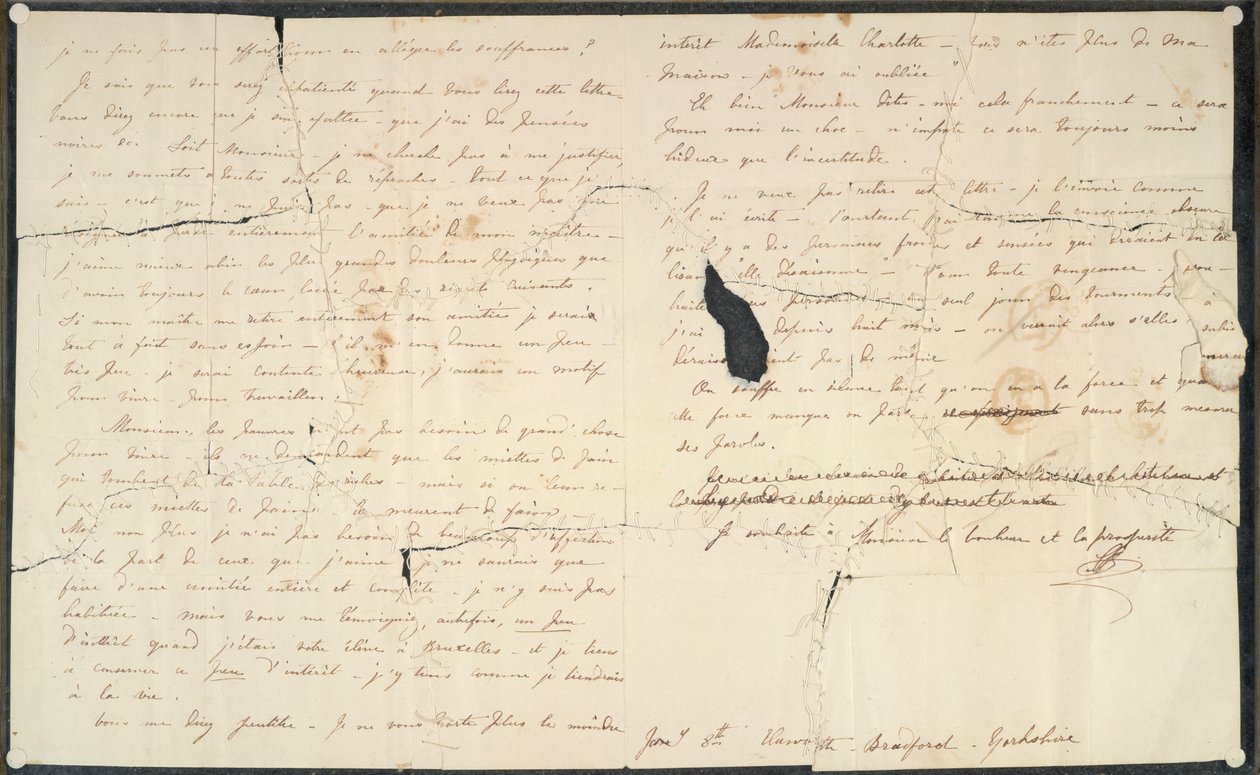 Briefe von Charlotte Bronte an Prof. Constantin Heger von Charlotte Bronte