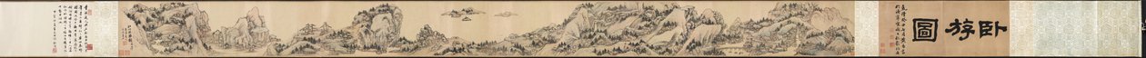 Traumreise zwischen Flüssen und Bergen, Nr. 90 von Cheng Zhengkui