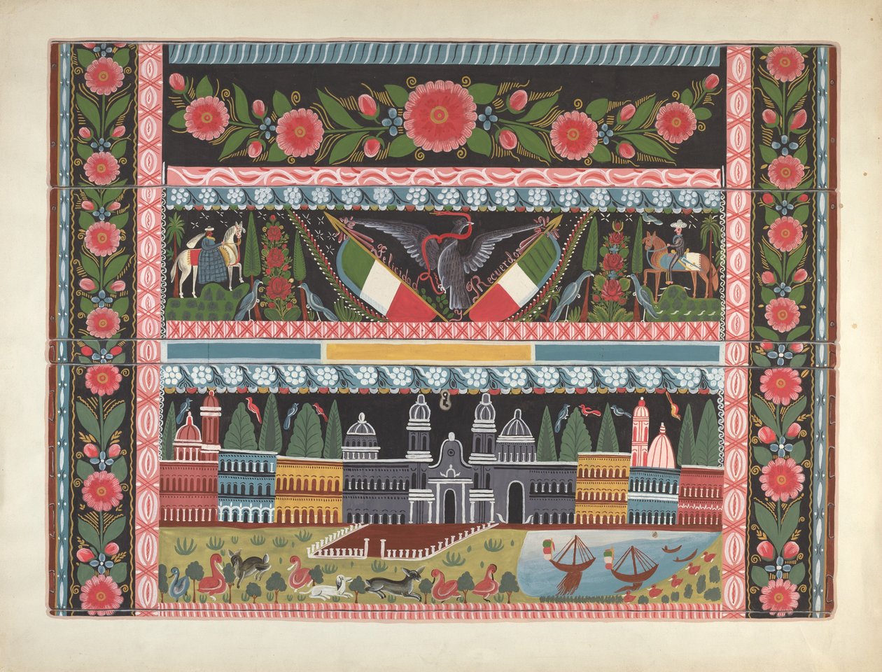 Bemalte Truhe, Michoacán von Chester Faris