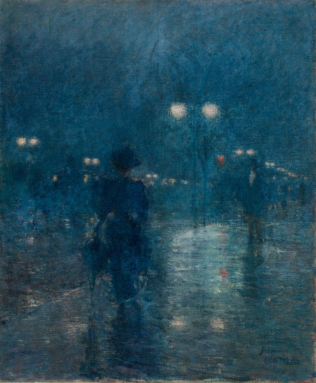 Fifth Avenue Nocturne, ca. 1895 von Childe Frederick Hassam