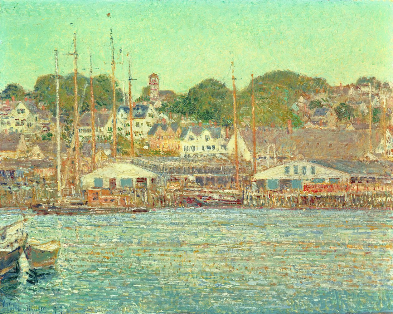 Hafen von Gloucester von Childe Frederick Hassam