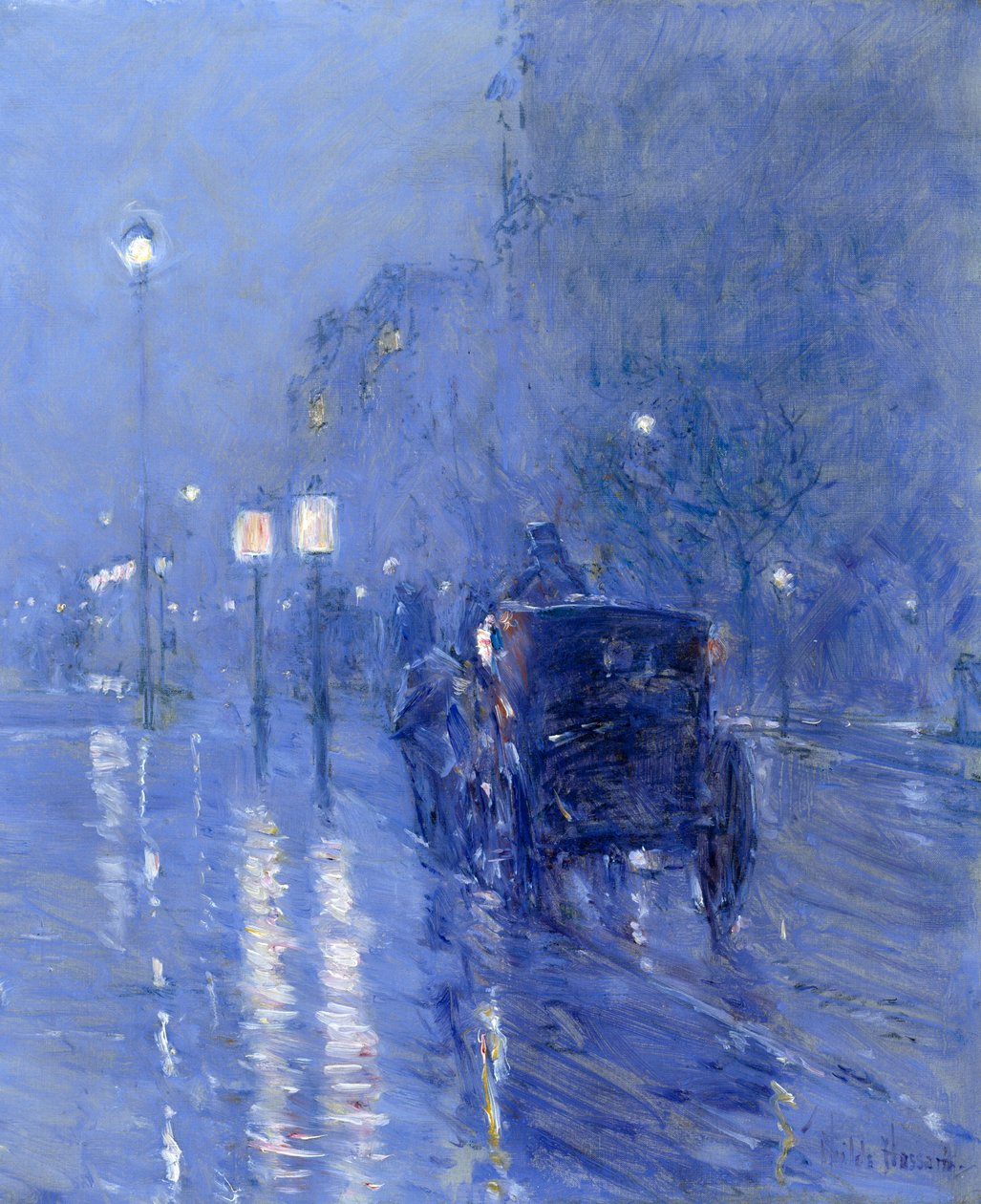 Regnerische Mitternacht von Childe Frederick Hassam