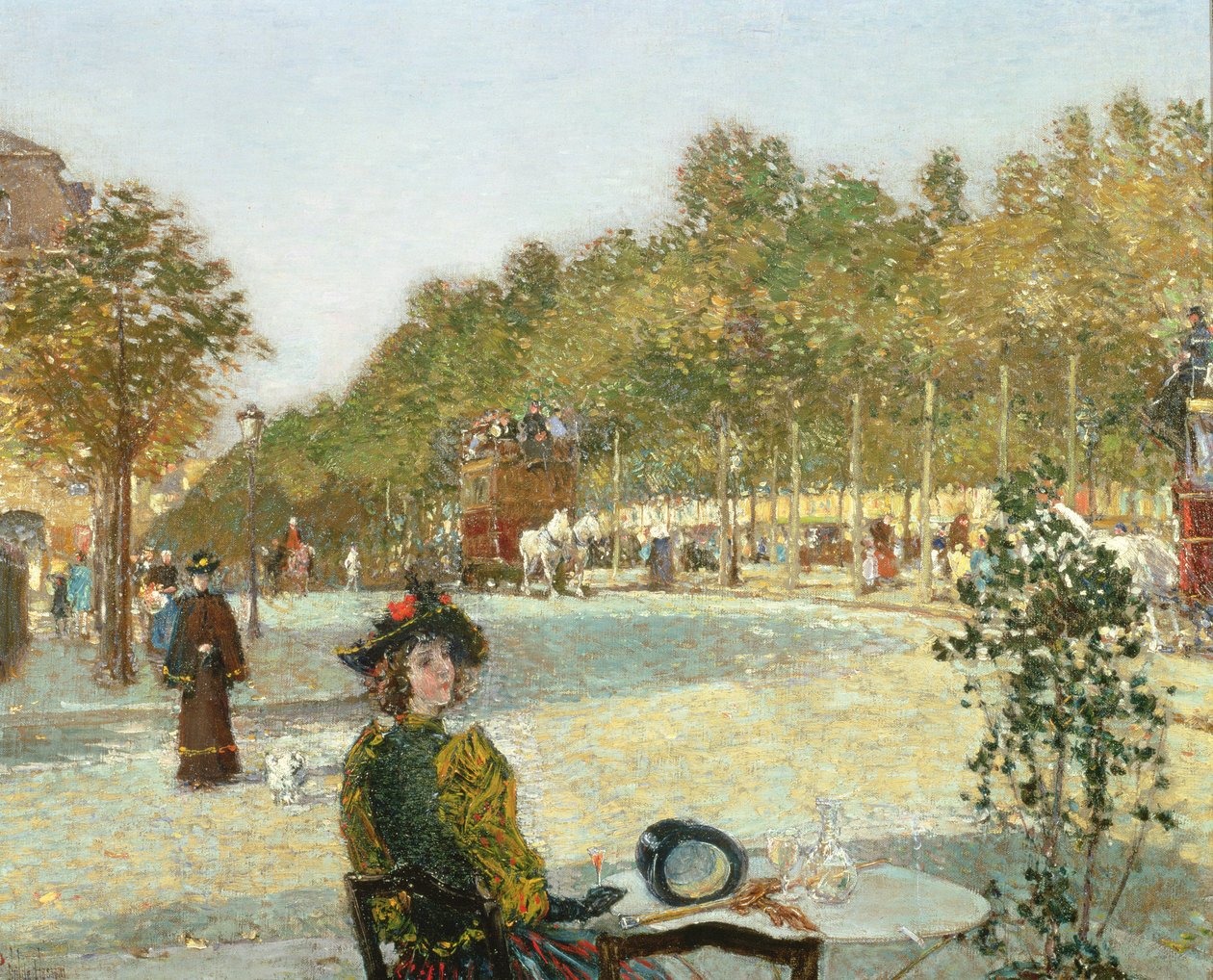 September Sonnenlicht, Paris von Childe Frederick Hassam