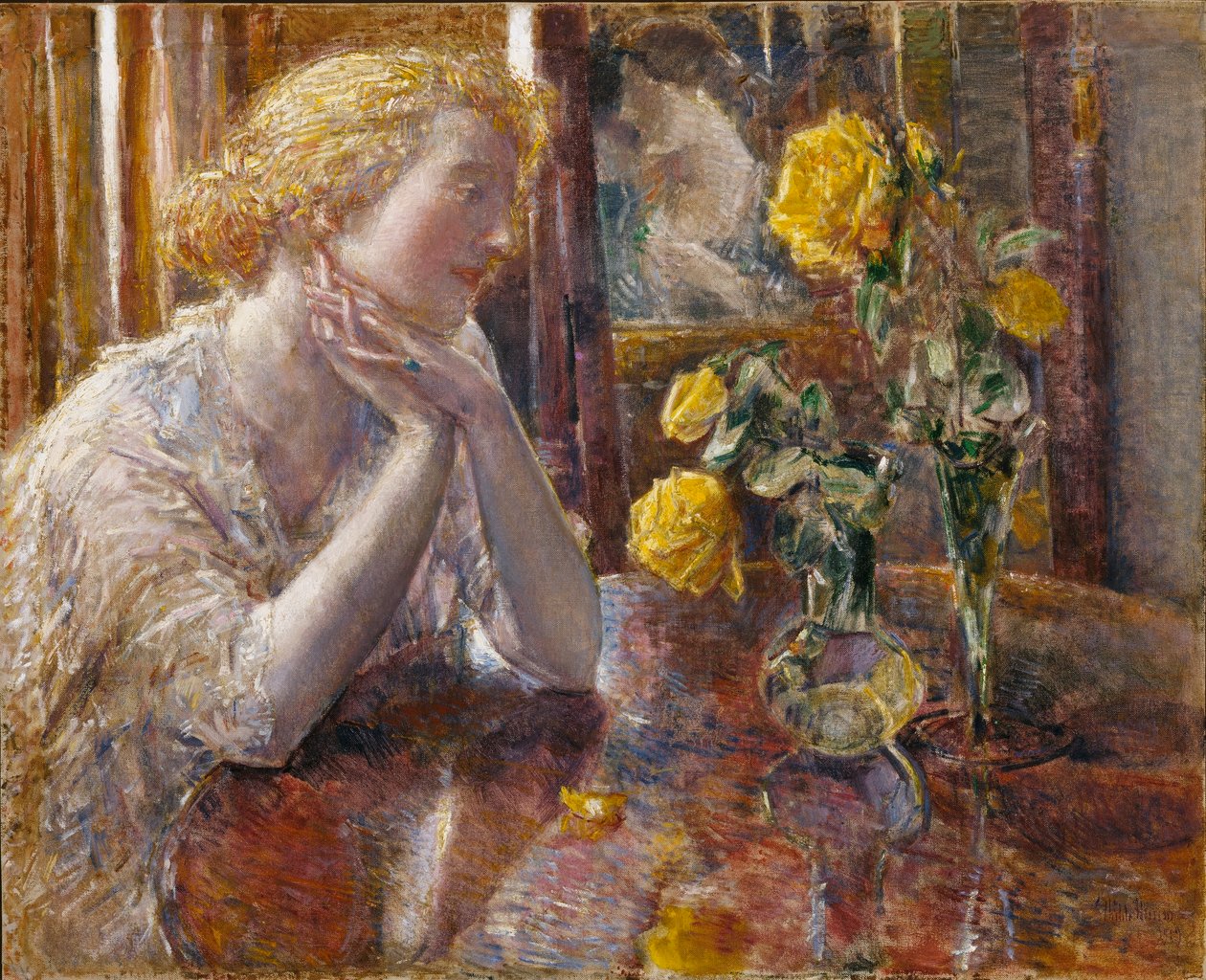 Maréchal Niel Rosen von Childe Hassam