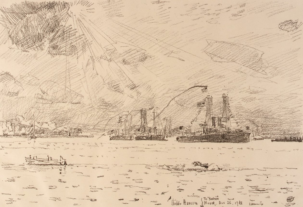 Rückkehr der Flotte von Childe Hassam