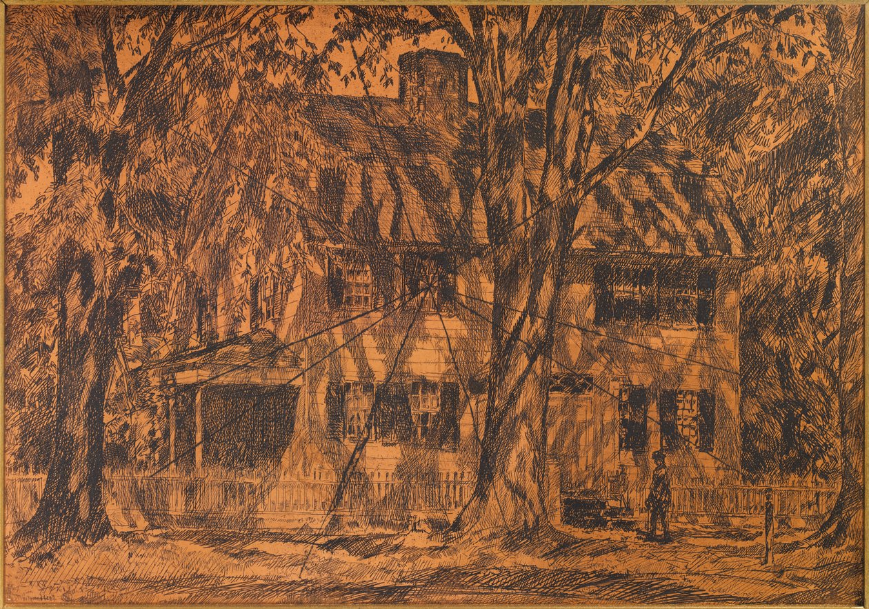 Das Lion Gardiner Haus, Easthampton, Long Island von Childe Hassam