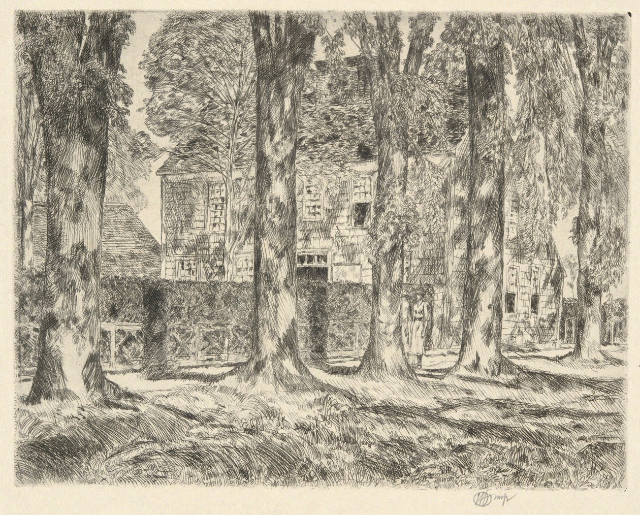 Dorf Ulmen, 1923 von Childe Hassam