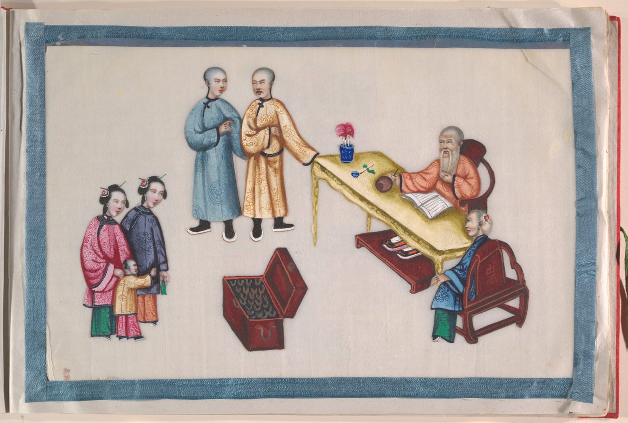 Album, spätes 19. Jahrhundert (Album von zwölf Blättern) von Chinese School