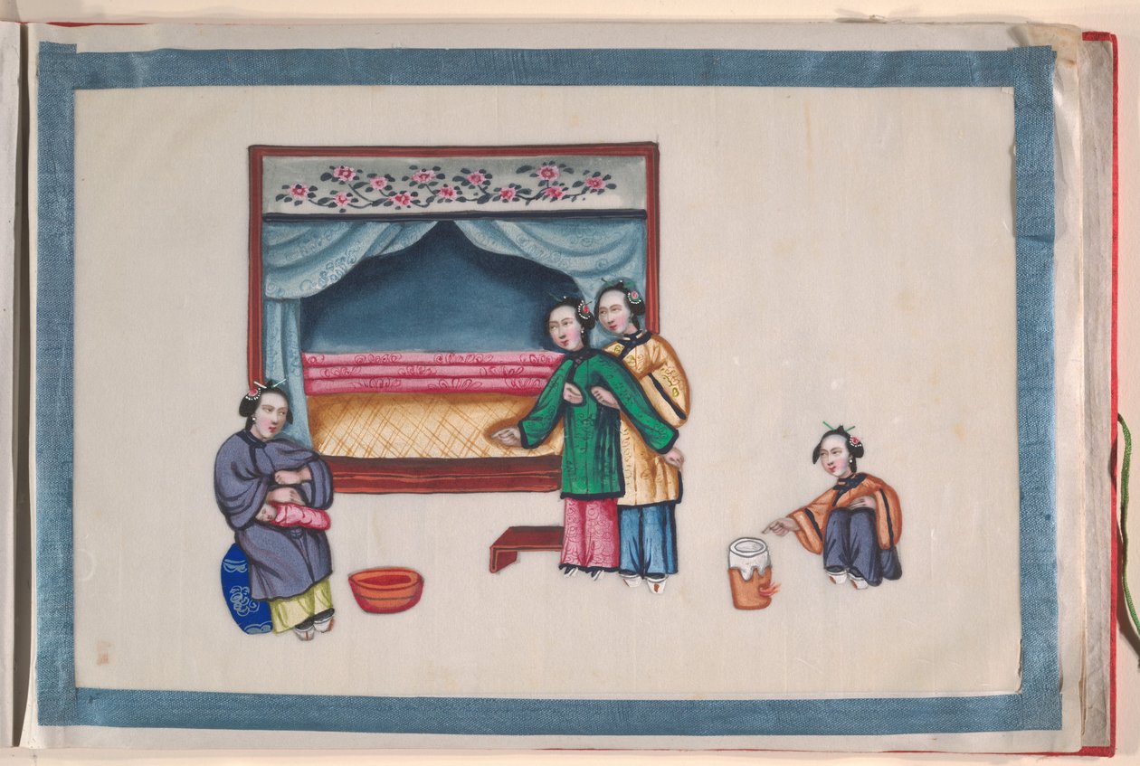 Album, spätes 19. Jahrhundert von Chinese School